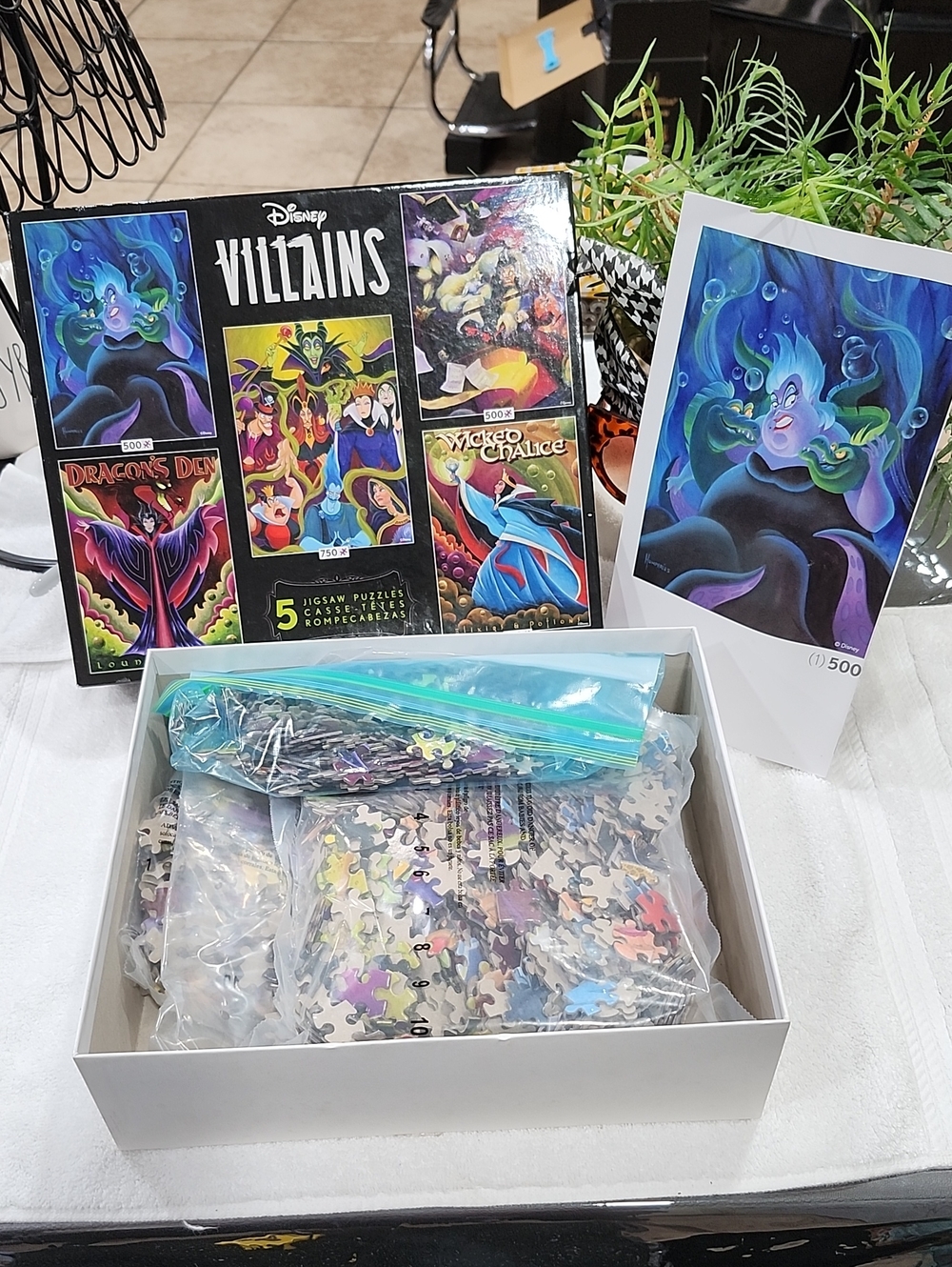 Disney Villains 5-Pack Puzzle Collection